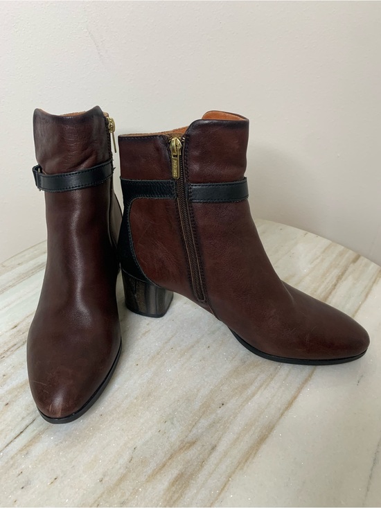 PIKOLINOS Shoes - PIKOLINOS boots ankle sz 8.5 leather women’s EU 39 brown black black